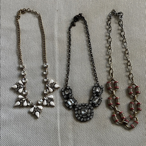 Set of 7 Statement Necklaces, Madewell and J. Crew. - Picture 3 of 10